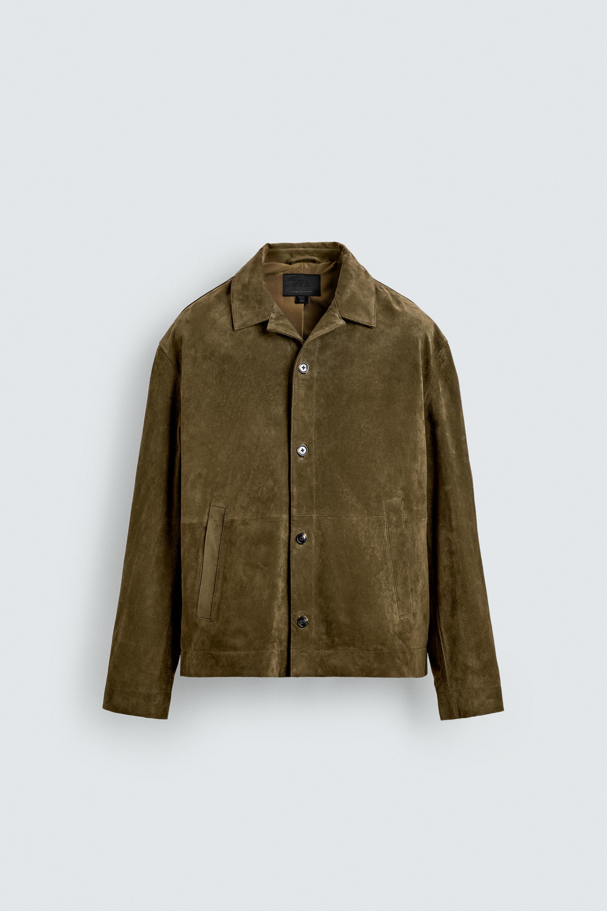 SUEDE LEATHER OVERSHIRT
